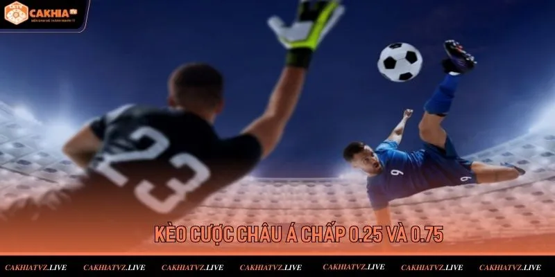 Kèo Châu Á cược chấp 0.25 và 0.75 cực hot hit